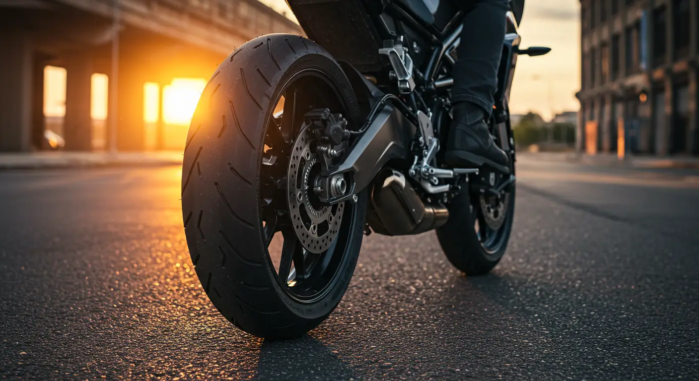 Pneus para motos street com visual moderno e apelo comercial, perfeitos para asfalto urbano
