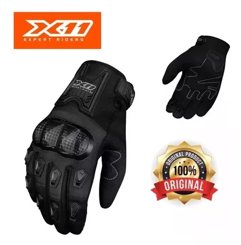 A Luva X11 Blackout 2 combina proteção e tecnologia touch screen, ideal para motociclistas que buscam segurança e conforto.