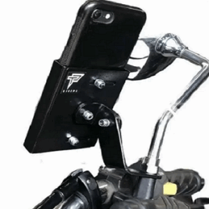 Suporte de celular universal para motocicletas, compatível com Honda Pop 110i e outros modelos.