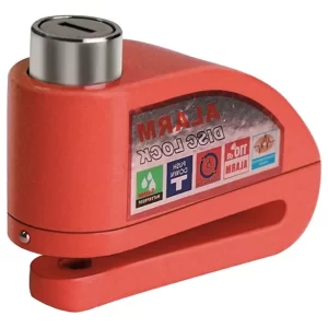Trava de Disco com Alarme Sonoro para Proteção de Motocicleta