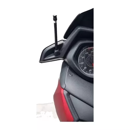 Antena Corta Pipa Yamaha Xmax 250 Frontal e Lateral