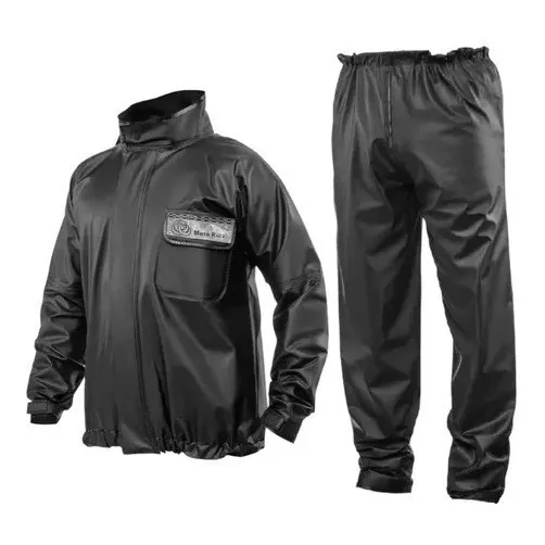 Capa Chuva Roupa Conjunto de PVC Motoqueiro Impermeável EPI