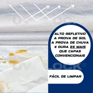 Capa de chuva para moto com ou sem forro interno